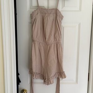 Pink Lily Everyday Happiness Oatmeal Romper